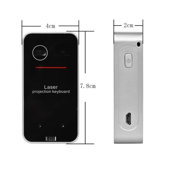 LEING FST Virtual Laser Keyboard Bluetooth Wireless Projector Phone Keyboard For Computer Pad Laptop With Mouse Function - Image 6