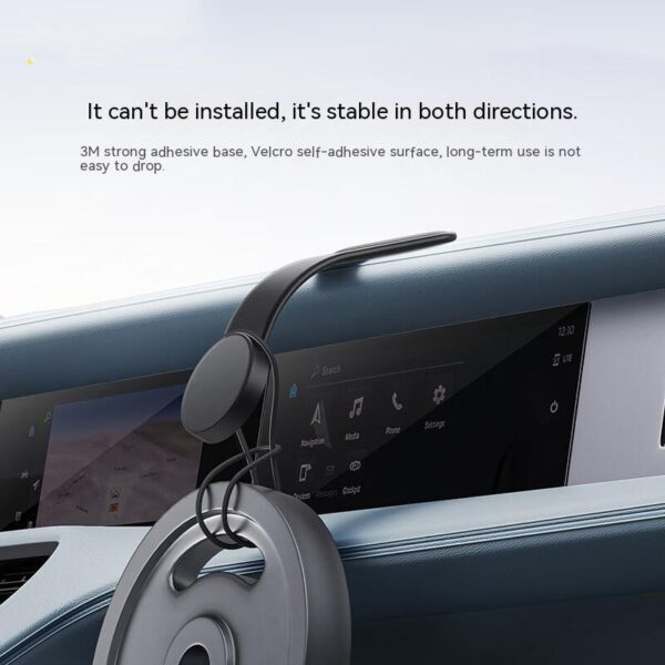 Magnetic Bendable Car Mobile Phone Holder Wireless Charger Phone Holder 15W Car Dash Mount Compatible With Phone - Image 7