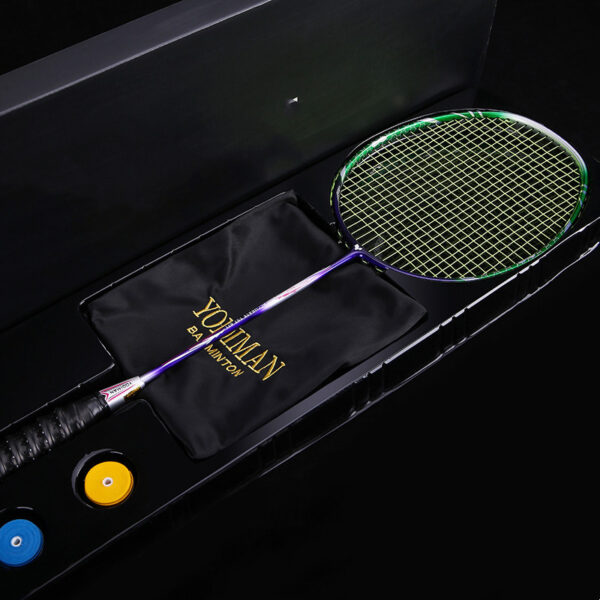 Badminton Racket Genuine Full Carbon Offensive  Light - Image 4