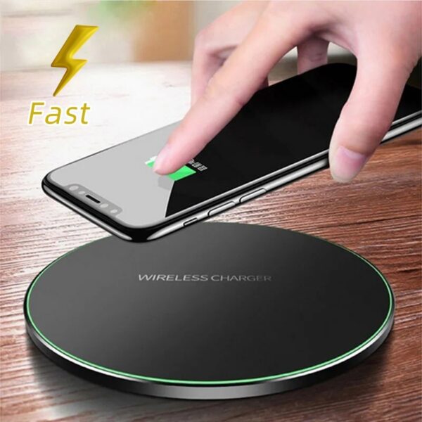 Wireless Charger For I-Phone Fast Wireless Charging Pad For Sam-sung High Speed - Image 9