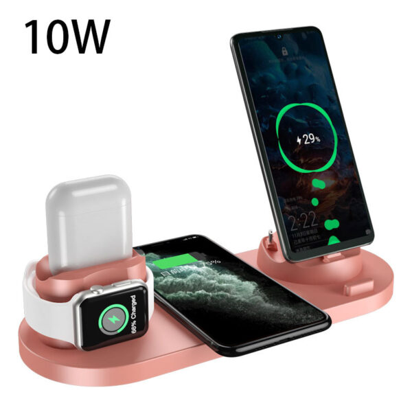 Wireless Charger For IPhone Fast Charger For Phone Fast Charging Pad For Phone Watch 6 In 1 Charging Dock Station - Image 8