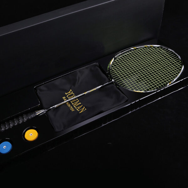 Badminton Racket Genuine Full Carbon Offensive  Light - Image 6