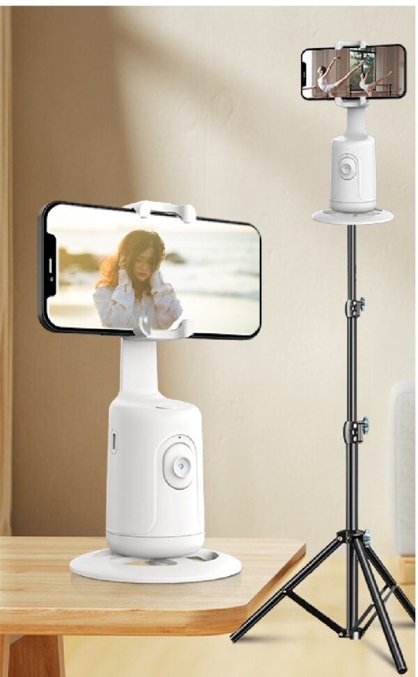 360 Auto Face Tracking Gimbal AI Smart Gimbal Face Tracking Auto Phone Holder For Smartphone Video Vlog Live Stabilizer Tripod - Image 5