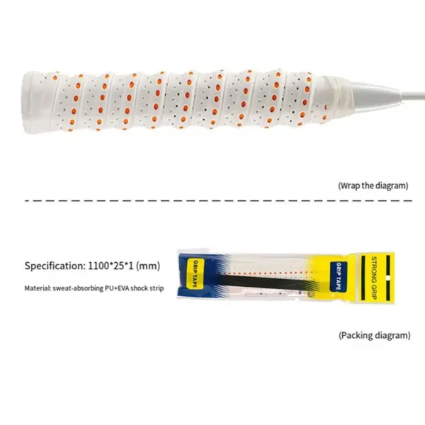 Anti-Skid Sweat Belt Badminton Grip - Image 6