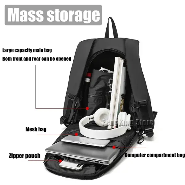 Knight backpack motorcycle helmet bag - Image 3