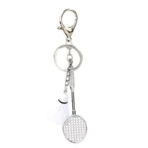 Badminton Racket Key Chain