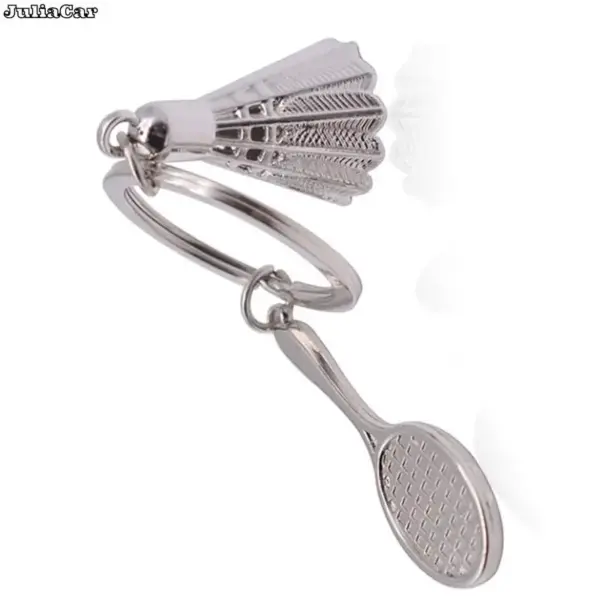 Badminton and racket key chain - Image 3