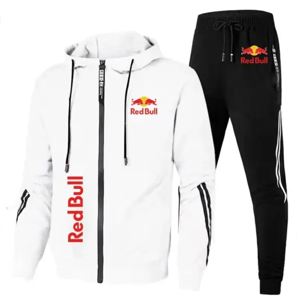 Red Bull Logo Men's Hoodie - Image 4