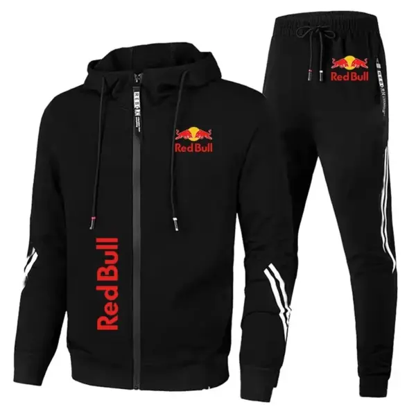 Red Bull Logo Men's Hoodie - Image 6