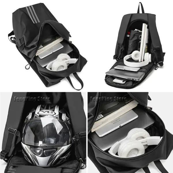 Knight backpack motorcycle helmet bag - Image 6