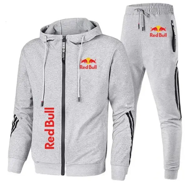 Red Bull Logo Men's Hoodie - Image 5
