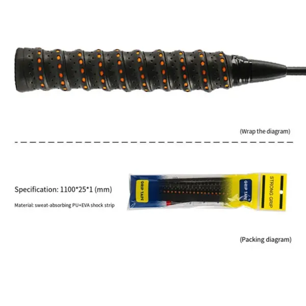 Anti-Skid Sweat Belt Badminton Grip - Image 7