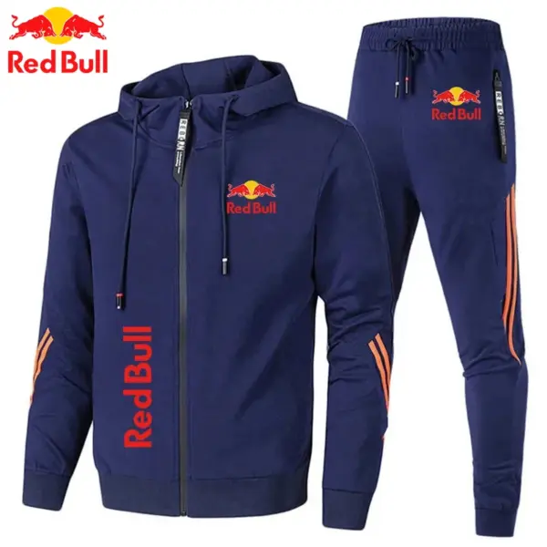 Red Bull Logo Men's Hoodie - Image 2