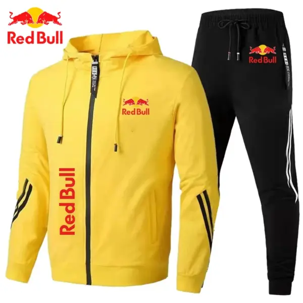 Red Bull Logo Men's Hoodie - Image 3