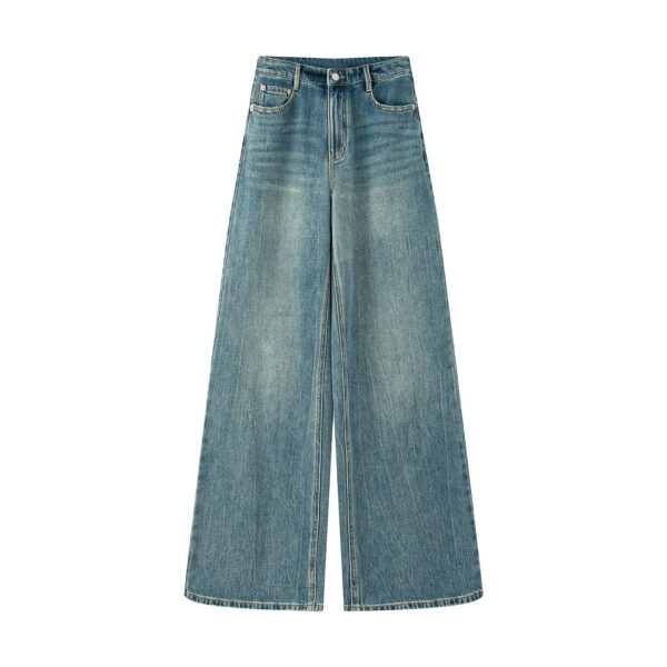 Early Autumn New High Waist Slimming Retro Straight Jeans Trousers For Women