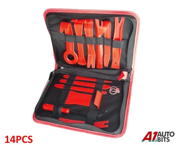 14 Piece Car Door Plastic Trim Panel Dash Installation Removal Pry Tool Kit Set - Image 8