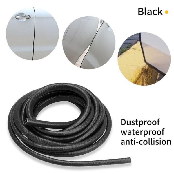 4.5M Car Door Boot Edge Protector Strip Trim U Shape Guard Seal Rubber Black UK - Image 6