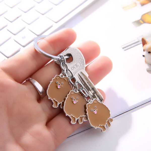 Pet Dog Car Key Ring Creative Metal Keychains - Image 10