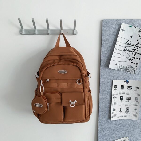High School And College Student College Style Computer Bag Couple Backpack - Image 2