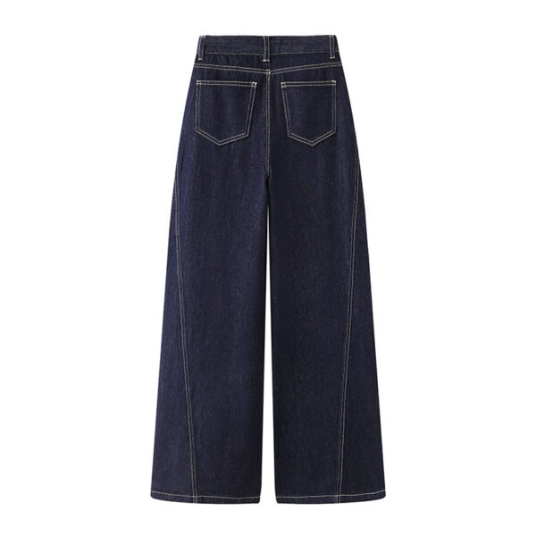 Spring And Autumn New High Waist Slimming And Straight Jeans For Women - Image 3