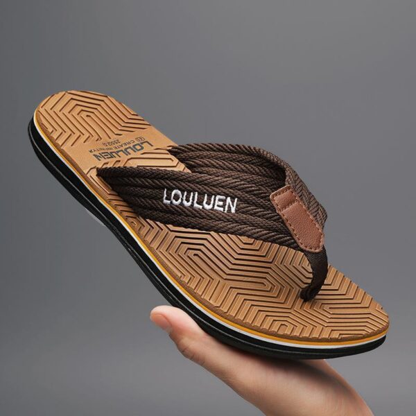 Summer Beach Flip Flops Fashion Flip-flop Non-slip Men's Sandals - Image 5