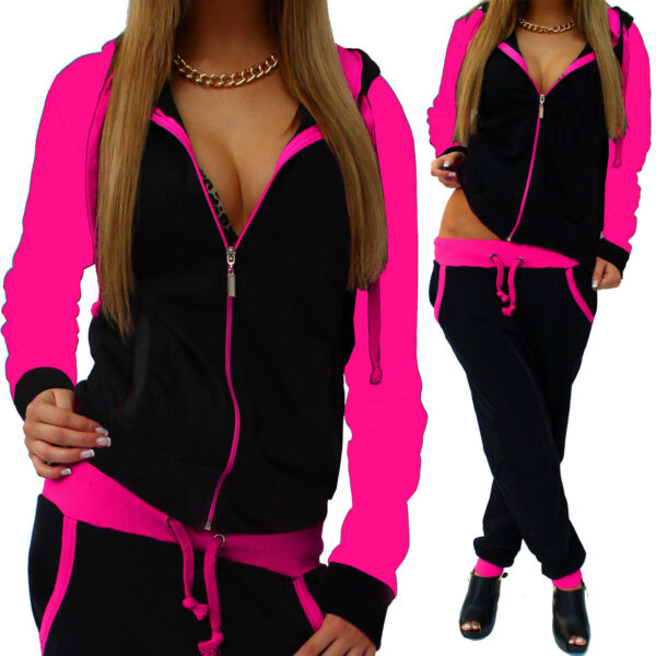Women's Casual Knitted Sportswear Suit Women - Image 2