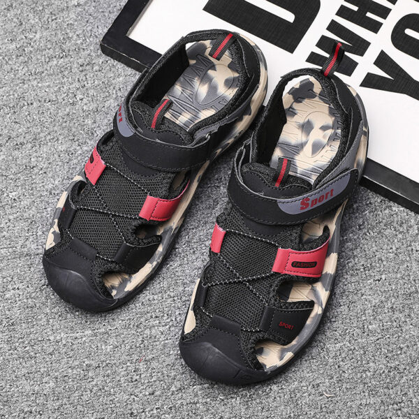 Men's Sandals Camouflage Baotou Outdoor Beach - Image 3