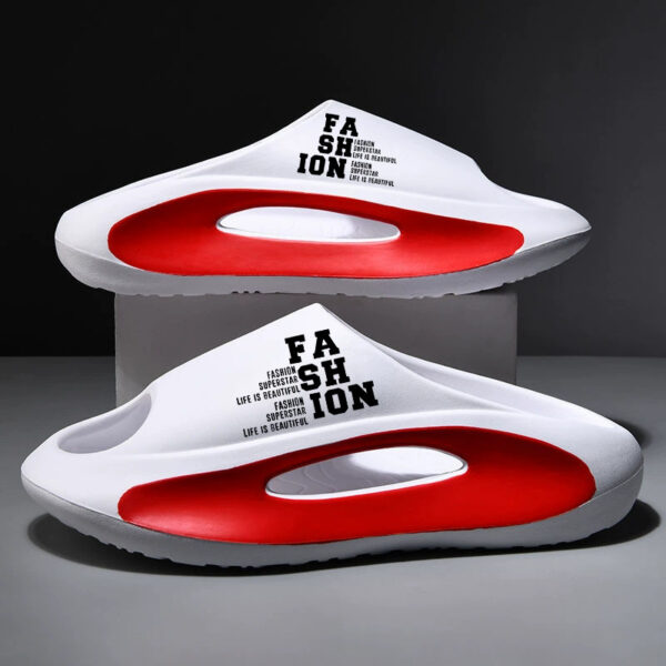 Casual Soft Bottom Men's Non-slip Platform Slippers - Image 4