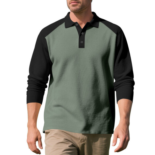 Golf Lapel Long-sleeved T-shirt Bottoming Shirt - Image 10