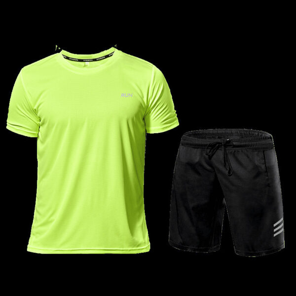 Men Sports Suit Breathable Athletic Wear Sportswear Running - Image 3