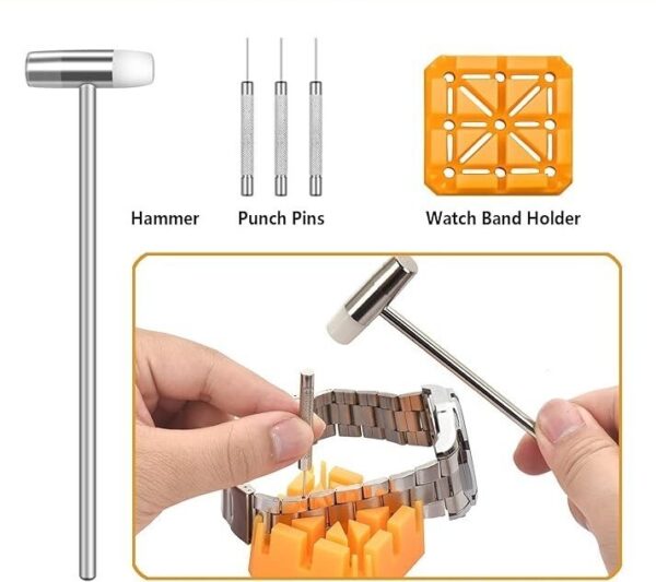 Watch Repair Tool Set 149pcs Professional Watch Repair Kit Spring Bar Tool Set - Image 6