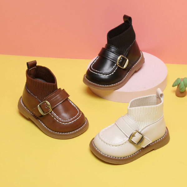 Baby And Children's Boots, Princess Shoes, Short Boots, Kids - Image 3