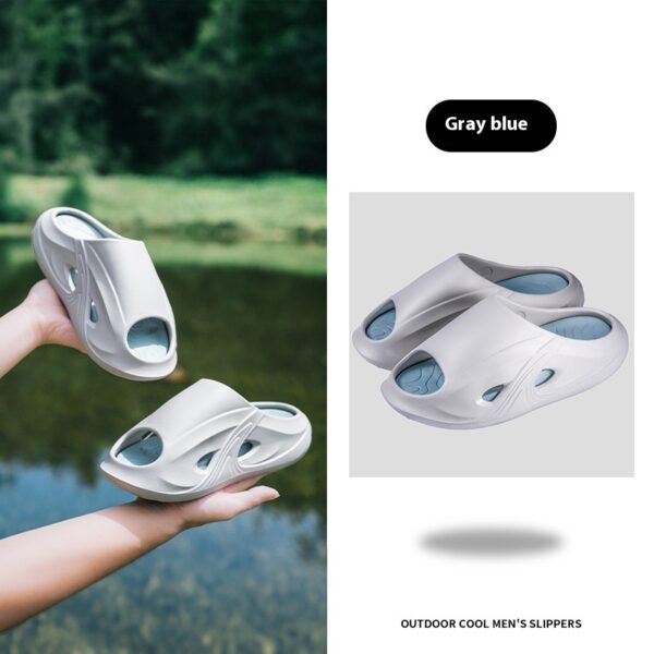 Men's Slippers Home Outdoor Non-slip Deodorant Soft Bottom - Image 4