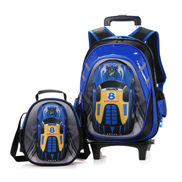 The New Men's Detachable Trolley Schoolbag Reduces The Burden - Image 2
