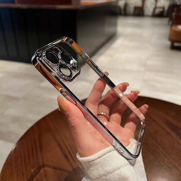 Suitable Crystal Transparent Hard Phone Case Simple Protective Cover - Image 2