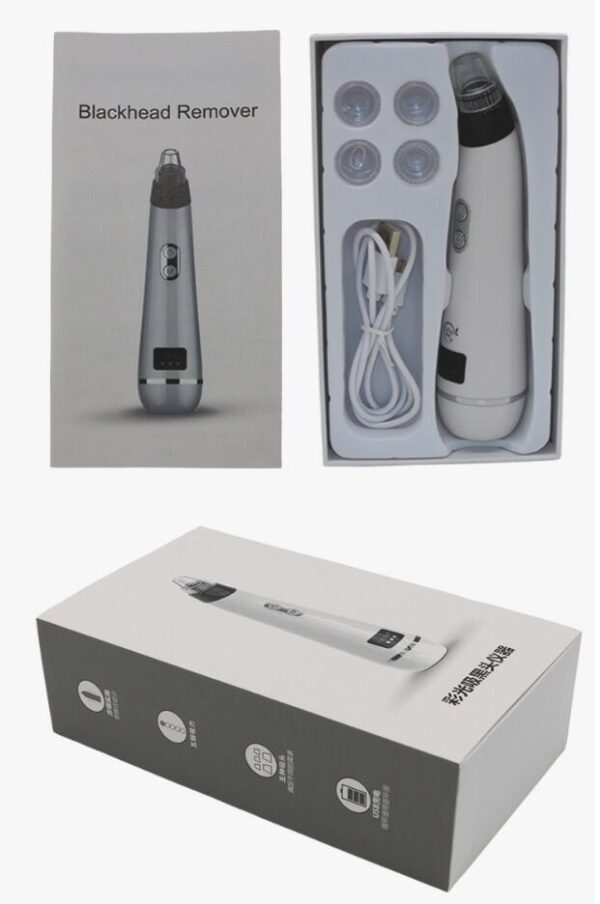 Blackhead Instrument Electric Suction Facial Washing Instrument Beauty Acne Cleaning Blackhead Suction Instrument - Image 9