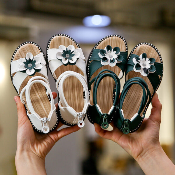 Kids children shoes baby girl beach summer girl sandals - Image 4