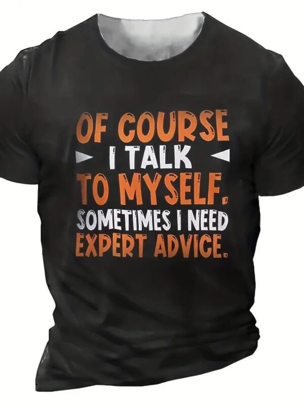 Exercise Casual Men's Clothes Cartoon Anime Round Neck T-shirt - Image 3