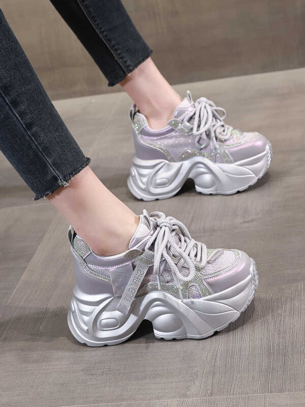 Thick Bottom Korean Casual Ins Style Dad Shoes - Image 5