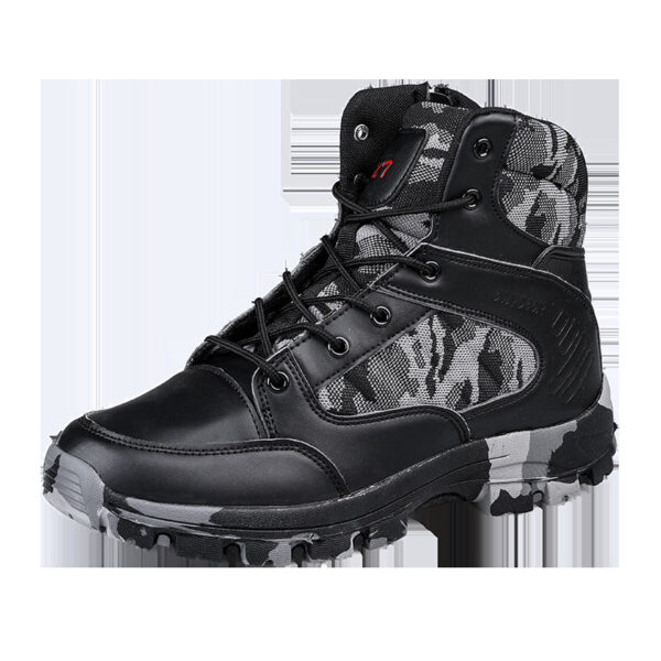Outdoor Travel Men's High-top Hiking Shoes - Image 2