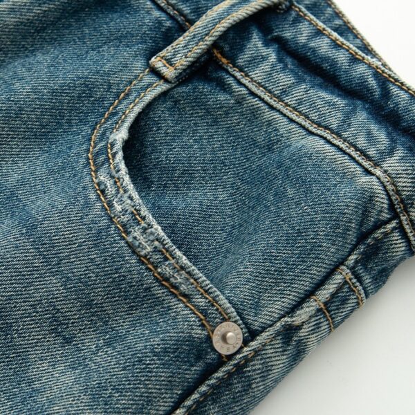 Early Autumn New High Waist Slimming Retro Straight Jeans Trousers For Women - Image 4