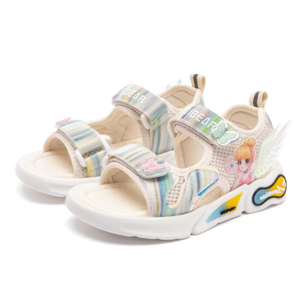 Harpy Bear Kids'' Shoes  Sunshine Princess Shoes Girls'' Sandals Cute Cartoon Breathable Slippers - Image 8