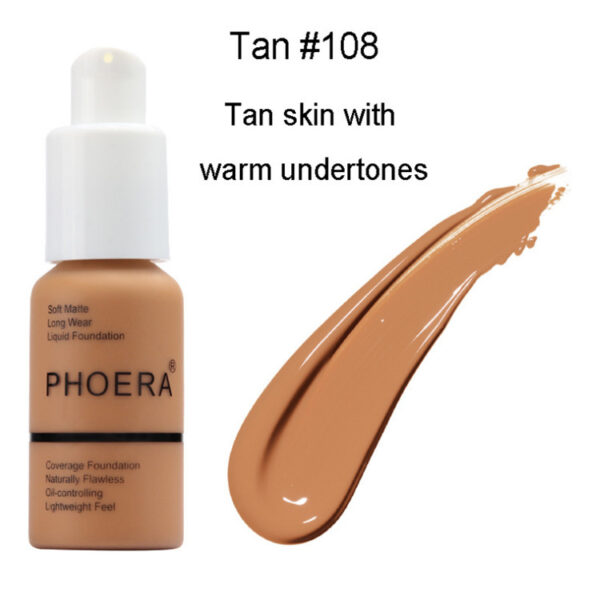 Explosive Press Type Oil Control Natural Color Matte Concealer Foundation Cream - Image 3