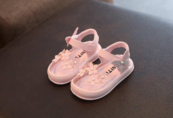 Little Kids' Princess Shoes Non-slip Soft-soled Baby Shoes - Image 6