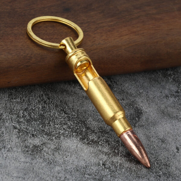 Metal Keychains Bullet Bottle Opener Creative Pendant - Image 6