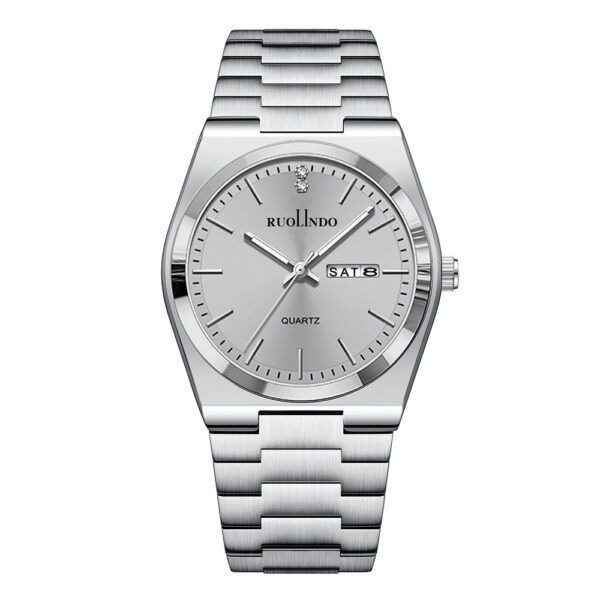 Double Calendar Advanced Stainless Steel Luminous Men's Watch - Image 6