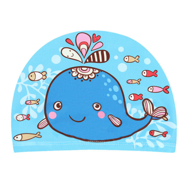 Children's Swimming Hat Printed Cartoon Comfortable Swimming Cloth Hat - Image 6