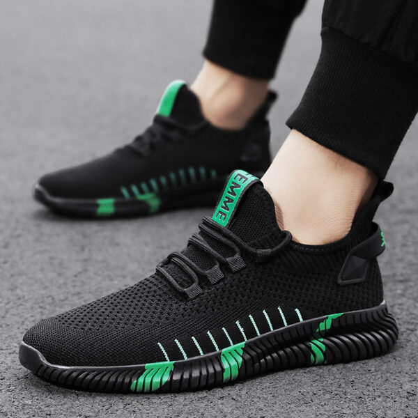 Mesh Sneakers Men Breathable Lightweight Running Shoes - Image 5