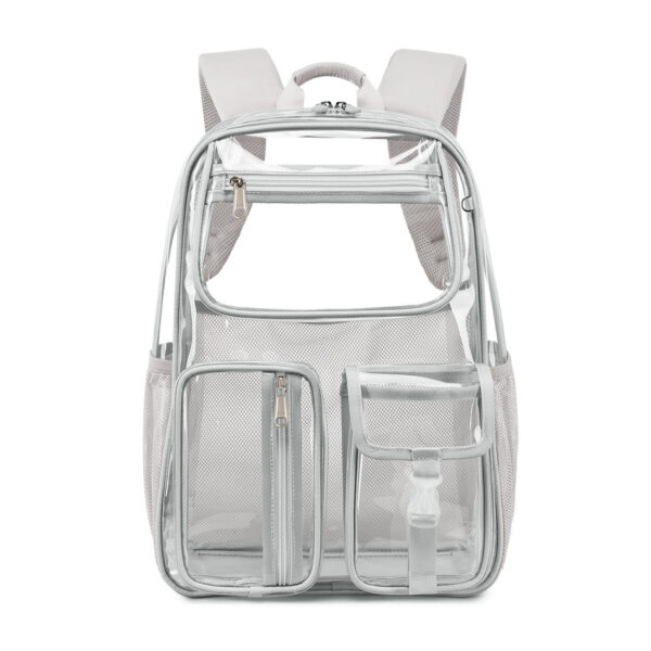 Transparent Jelly Pack Middle School Student Schoolbag Large Capacity Backpack - Image 6