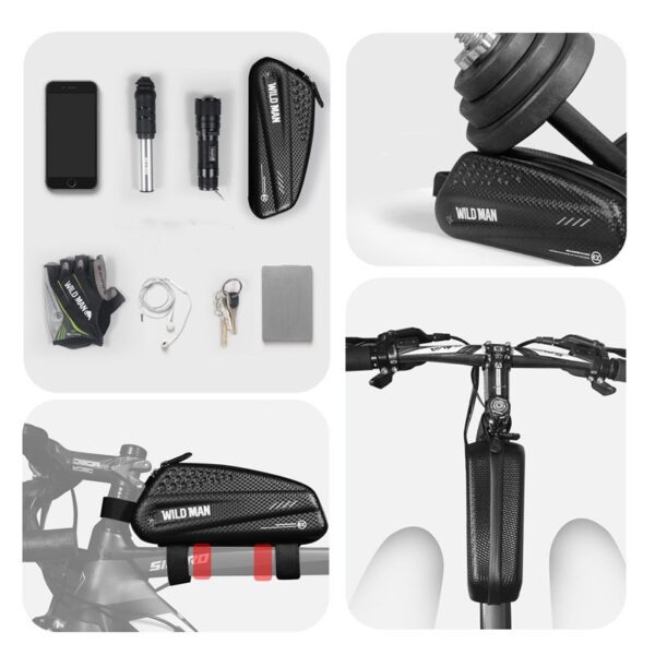 Road Bike Hard Shell Mountain Bike Saddle Bag Riding Equipment Accessories - Image 5